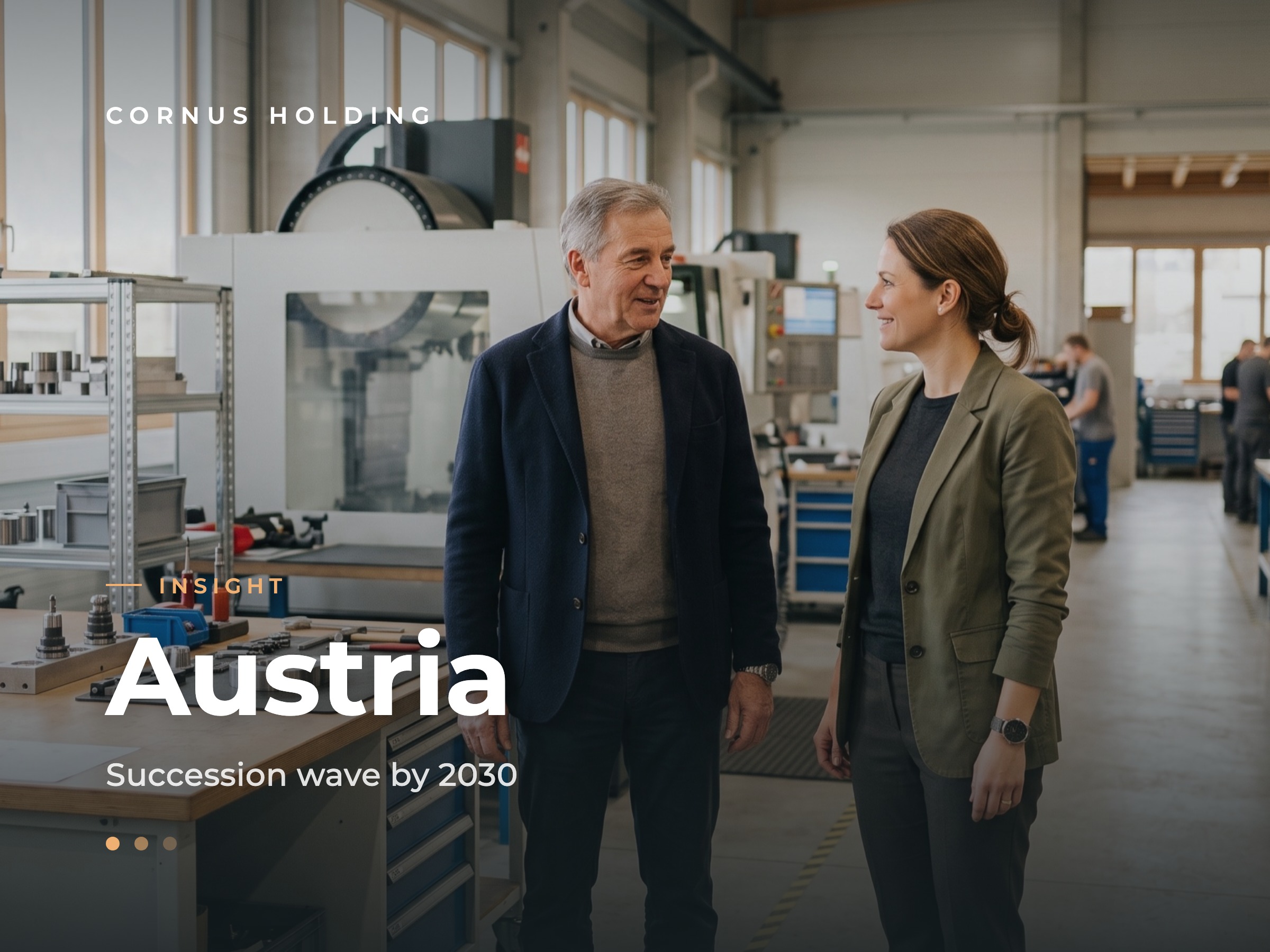 Cornus Holding insight: business succession in Austria.