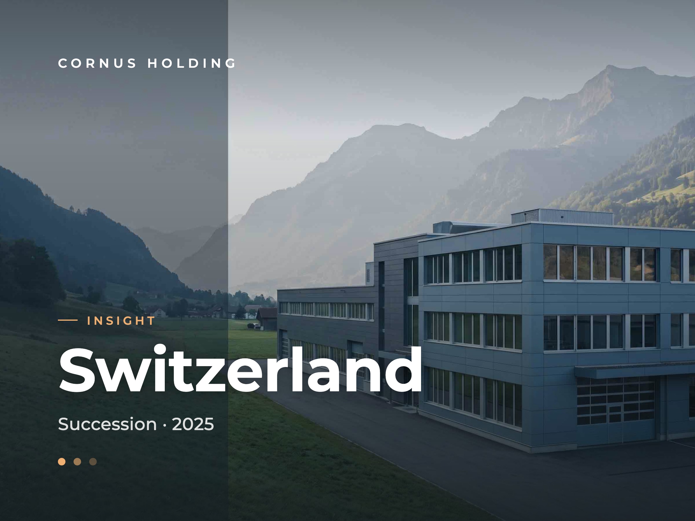 Cornus Holding insight: SME succession in Switzerland.