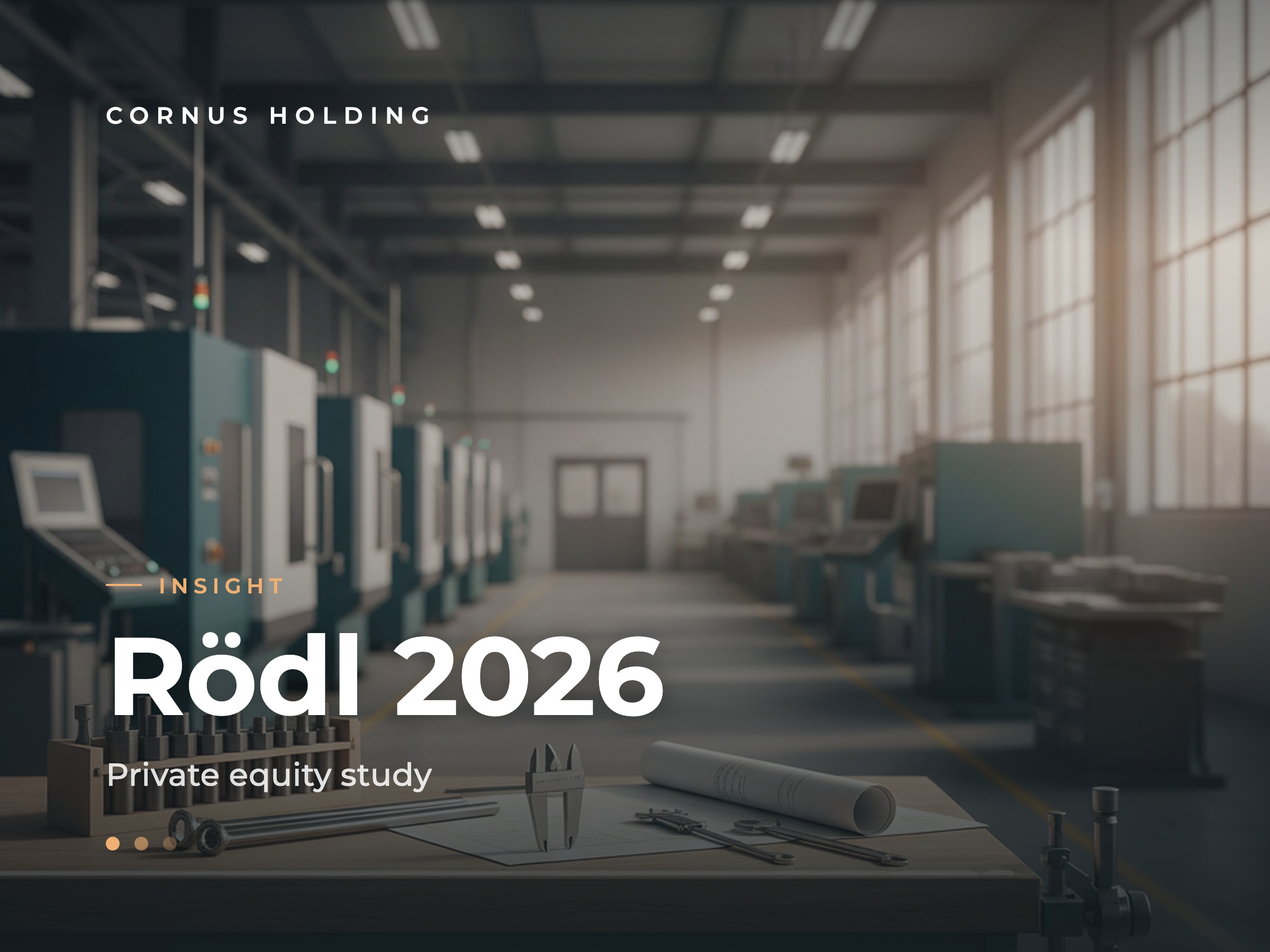 Cornus Holding insight: Rödl & Partner private equity study 2026.